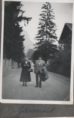 1952 May Frank &amp; Fanny BERNS in Garmisch